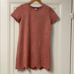 Aqua girls faux suede dress large